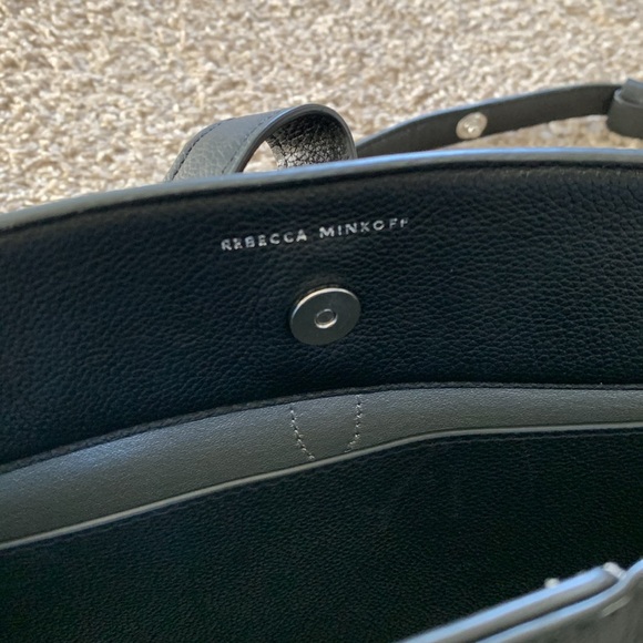 Rebecca Minkoff black leather small Megan feed bag - Picture 7 of 8